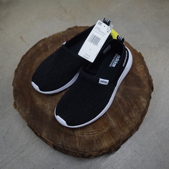 Adidas NEO Lite Racer Slip On Sneaker Black 7 - Picture 1 of 8